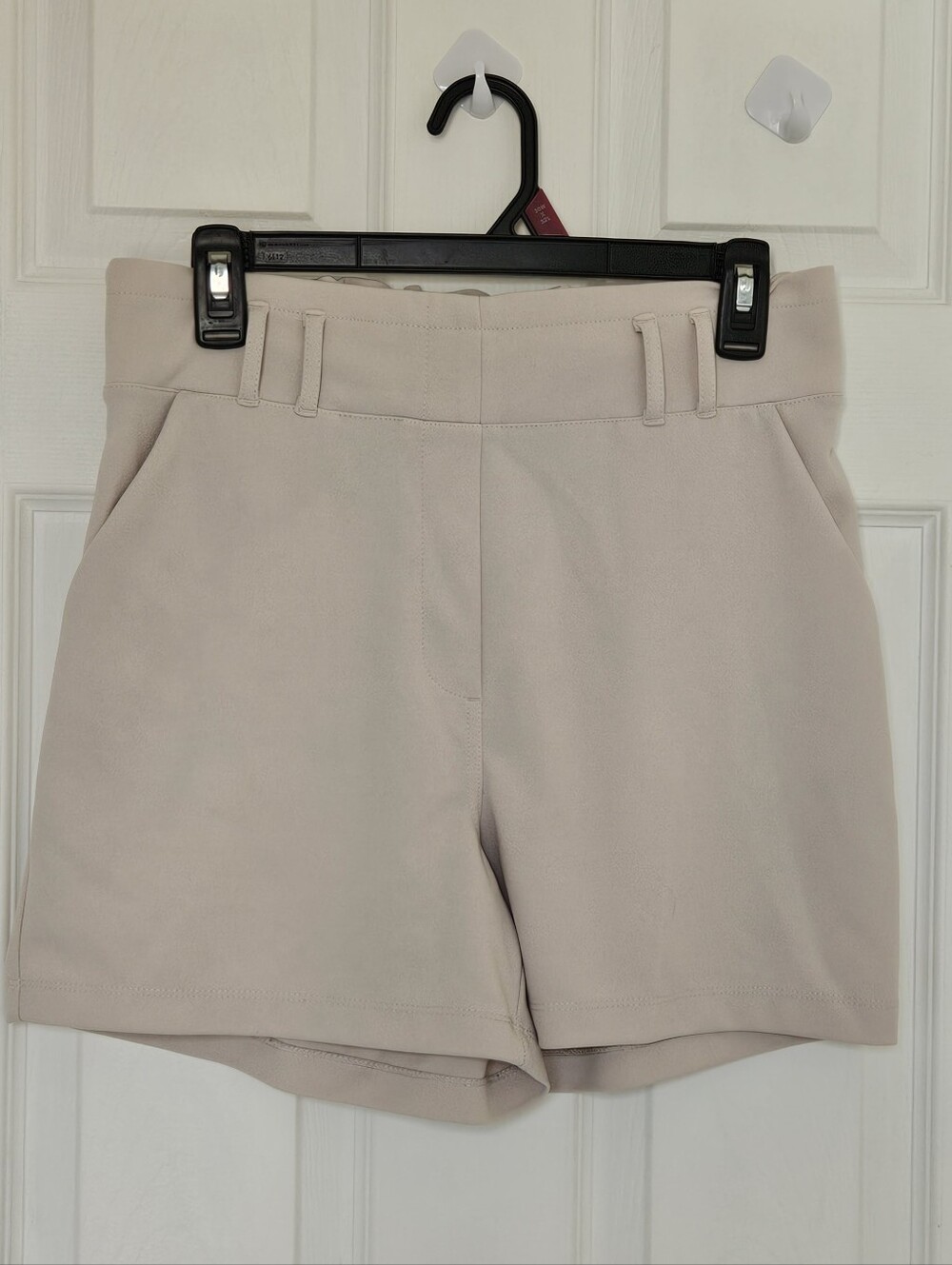 Maurices Tailored High-Rise Shorts — Cream
